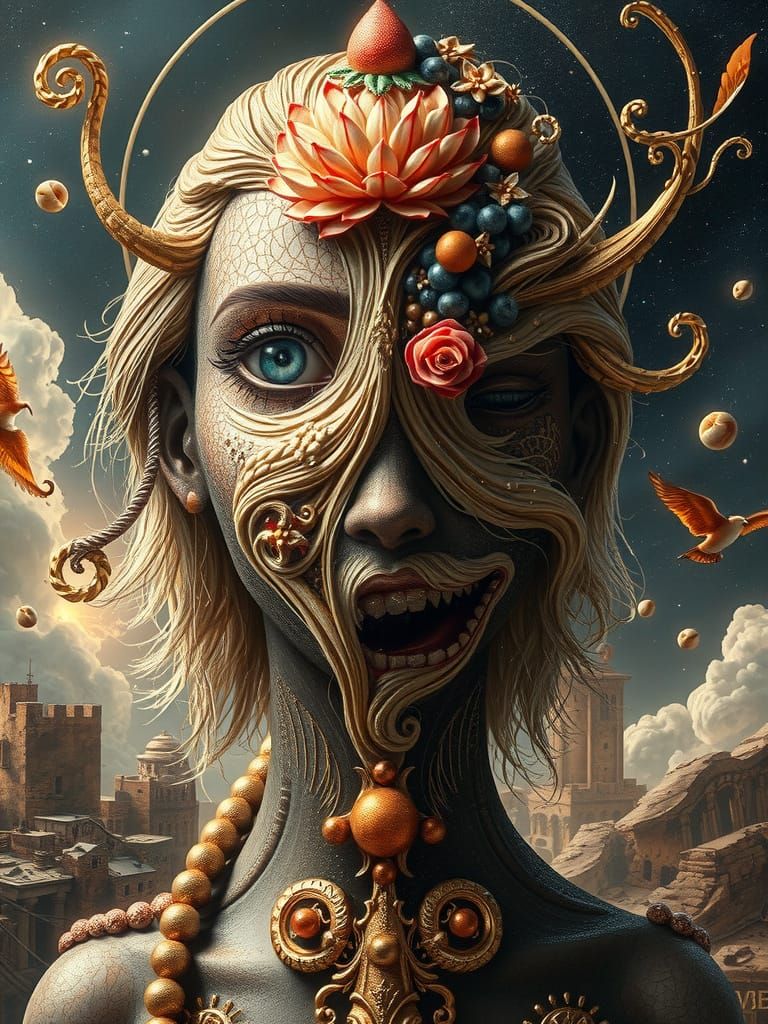 Contrasting Visions: Impasto Coffee Creation in Space