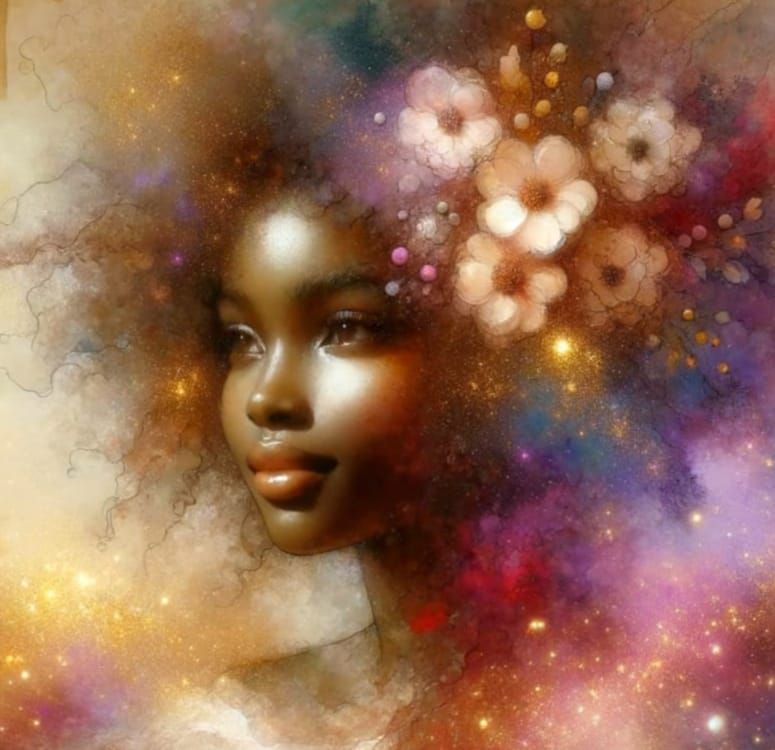 Angel of Whimsy in Watercolour