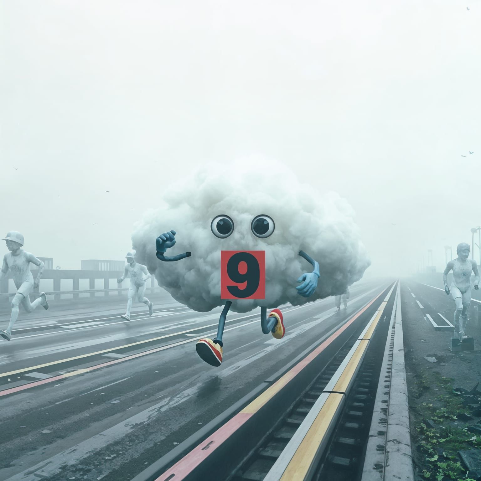 Cloud Competitor: A Dreamcore Art Piece