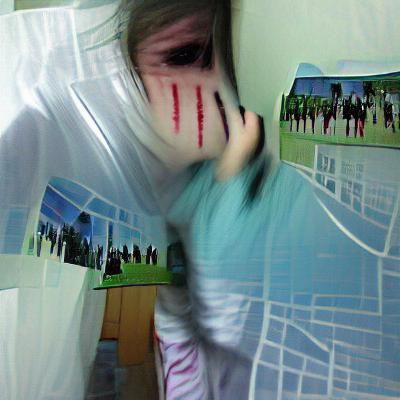 Person Hiding Their Face, Evoking Escape