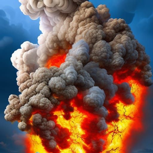 Earth Meltdown: Hyperrealistic Climate Change Illustration