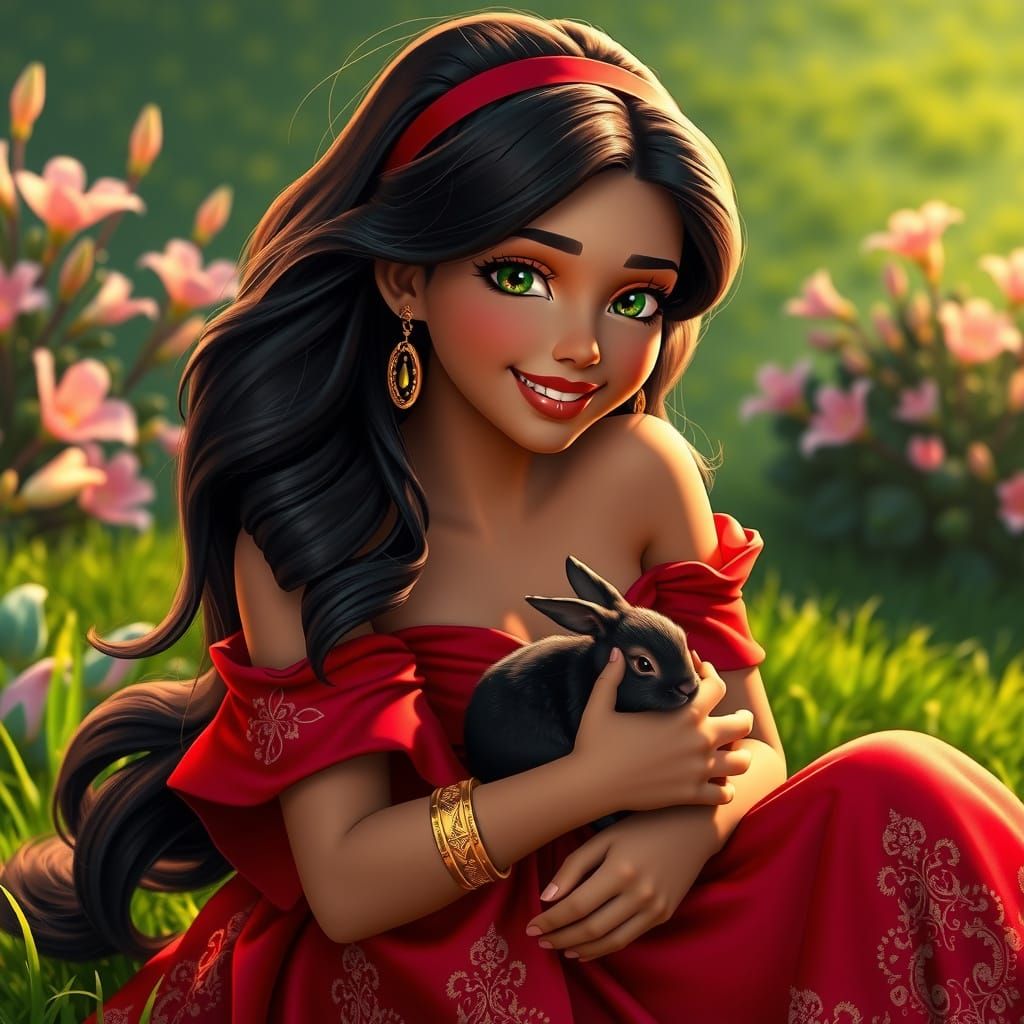 Esmeralda in Springtime Elegance