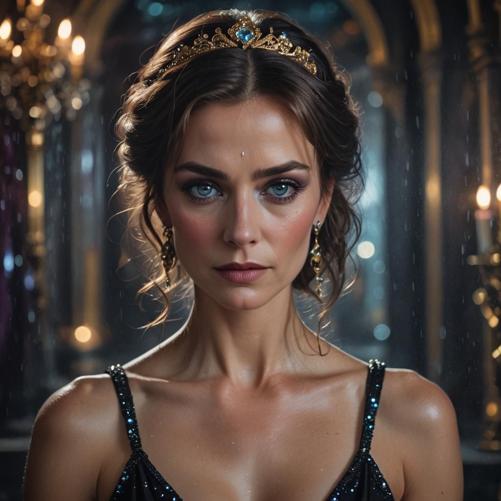 Marlene DeSalle Portrait in Dark Fantasy Style