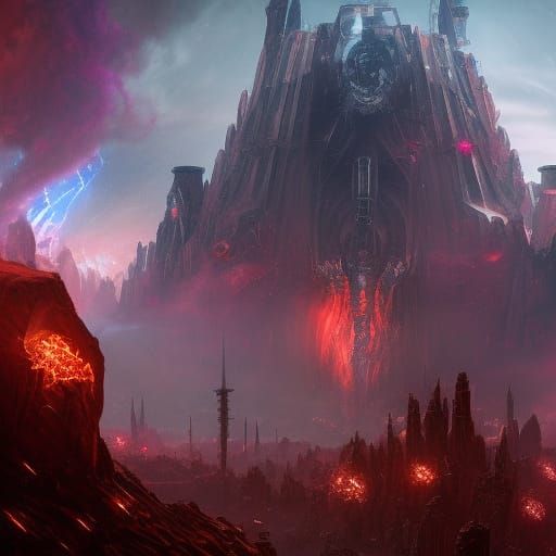 Madness at the end of time and space