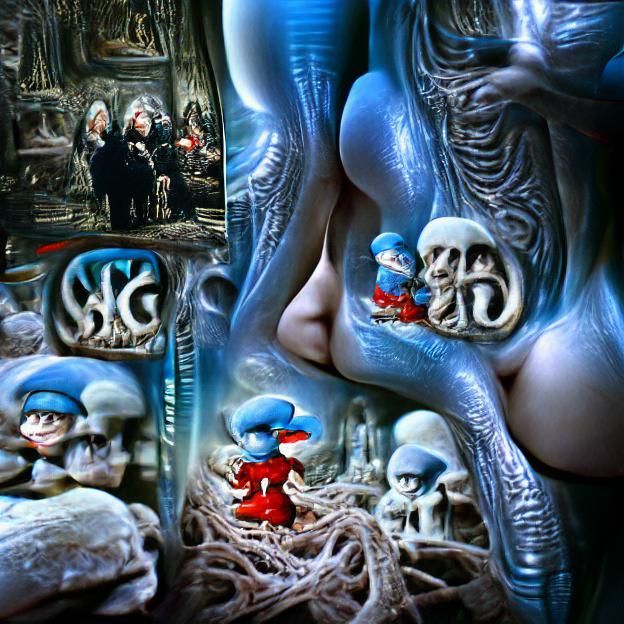 Exotic Alien World with Strange Plants and Animals