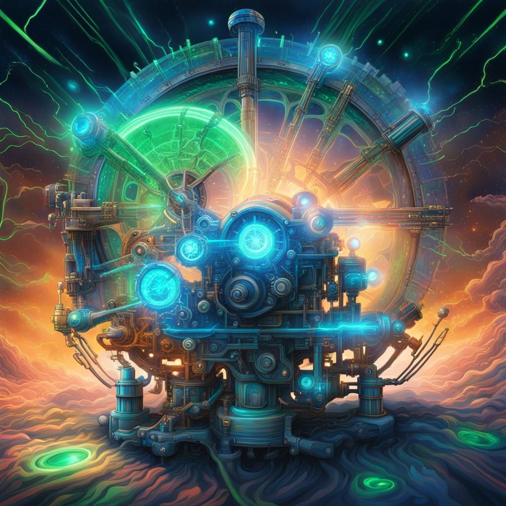 Steampunk engine