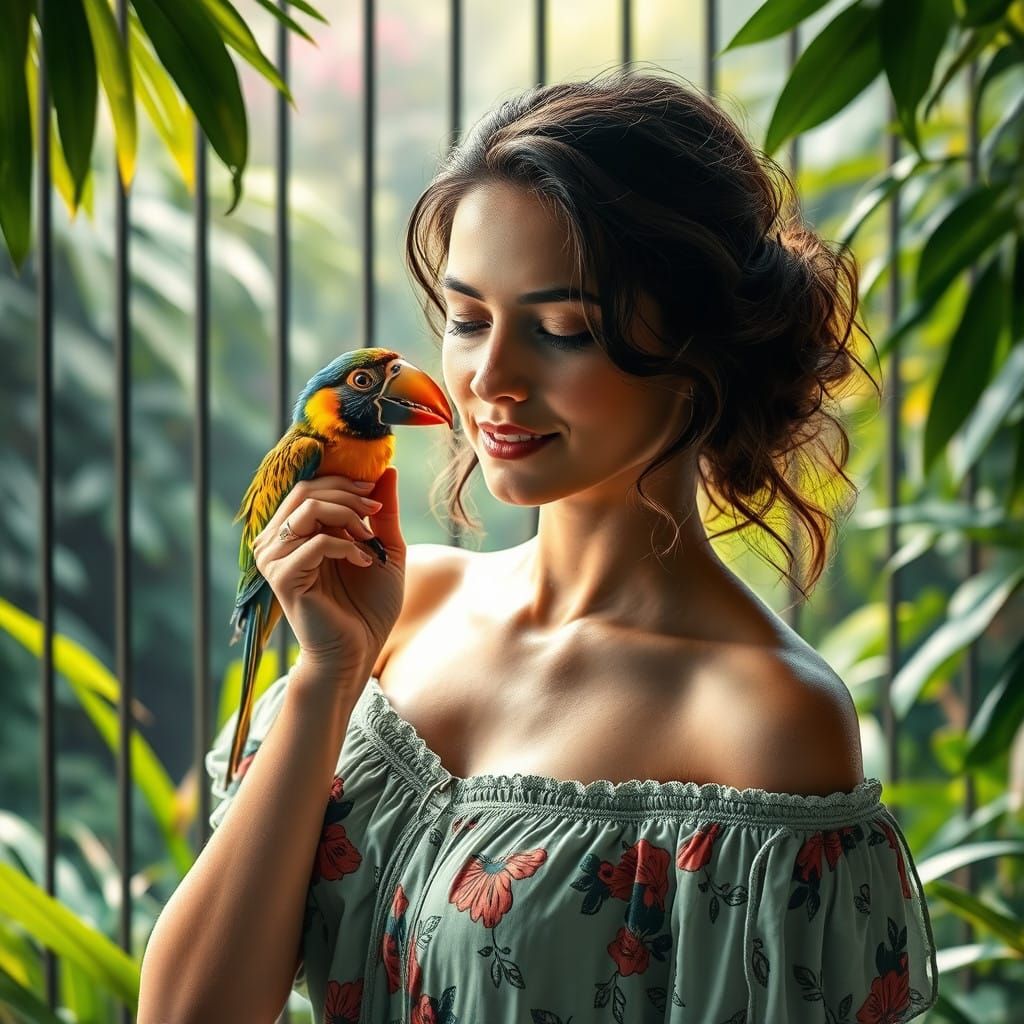 Freedom Unleashed in Vibrant Jungle