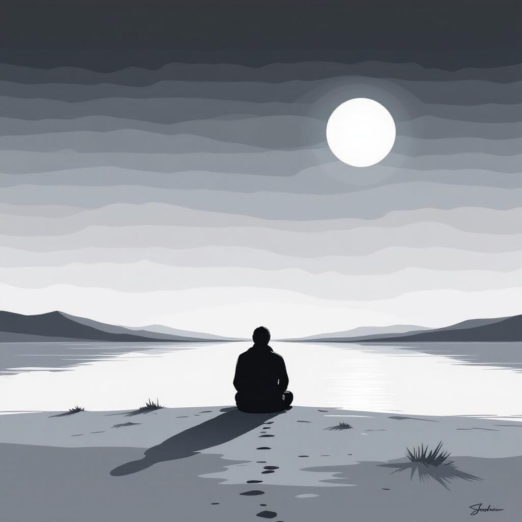 Lonely Minimalist Art Evokes Solitude