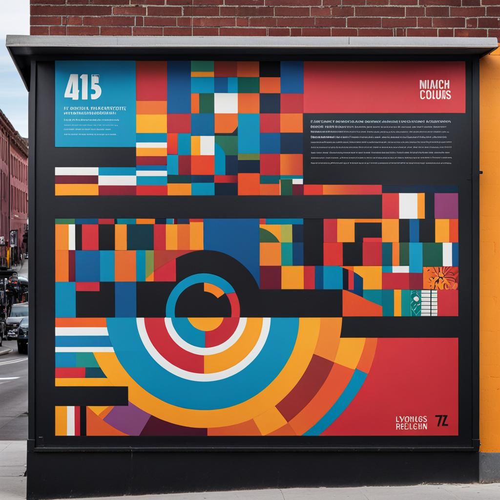 Vibrant Street Mural Art Against Gentrification