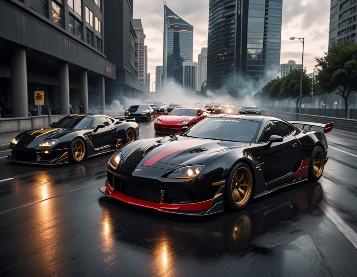 High-Speed Racing in a Dark Academia Setting