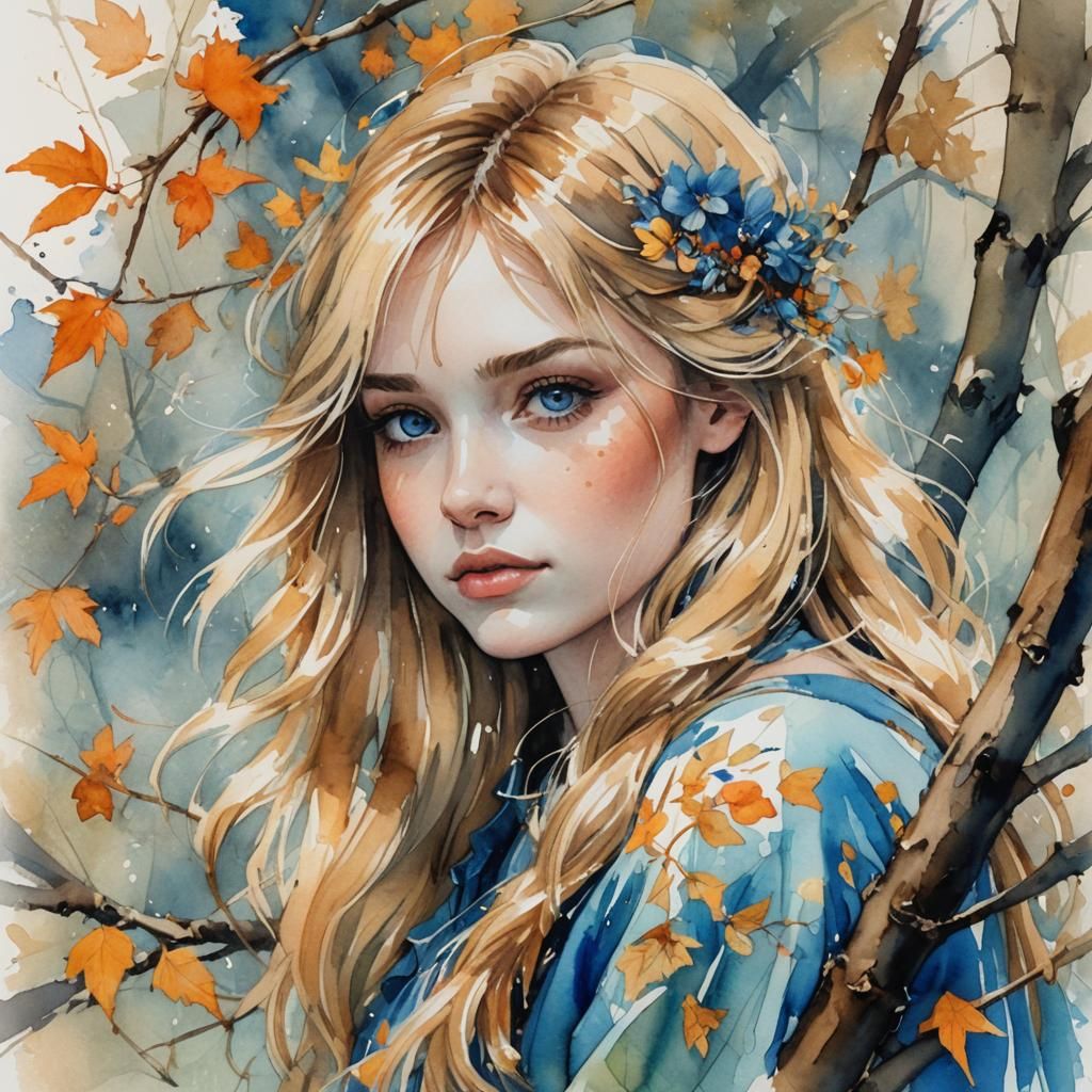 1girl (young blond 1girl (abby manning), golden ratio face, ...