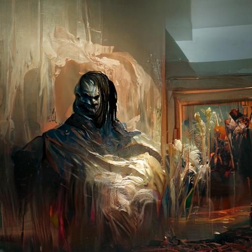 Sinister Painting of a Painting