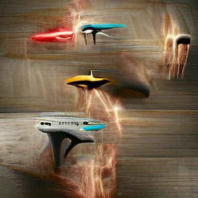 Star Trek Logo in Space