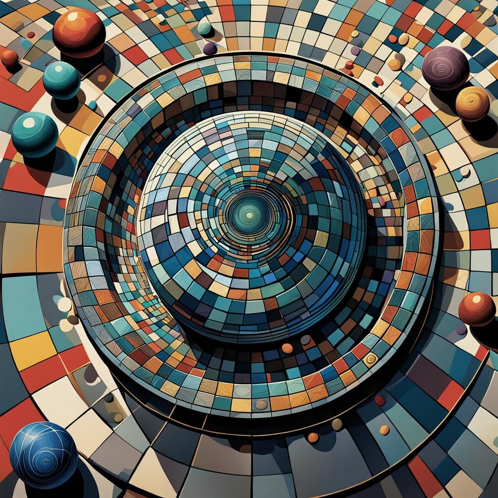 Harry Potter and the Philosopher's Stone in Cubist Style