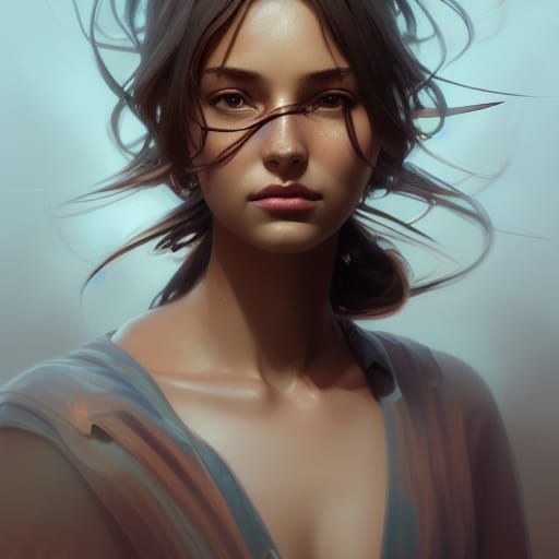 Savanna Portrait in Hyperdetailed Digital Art Style