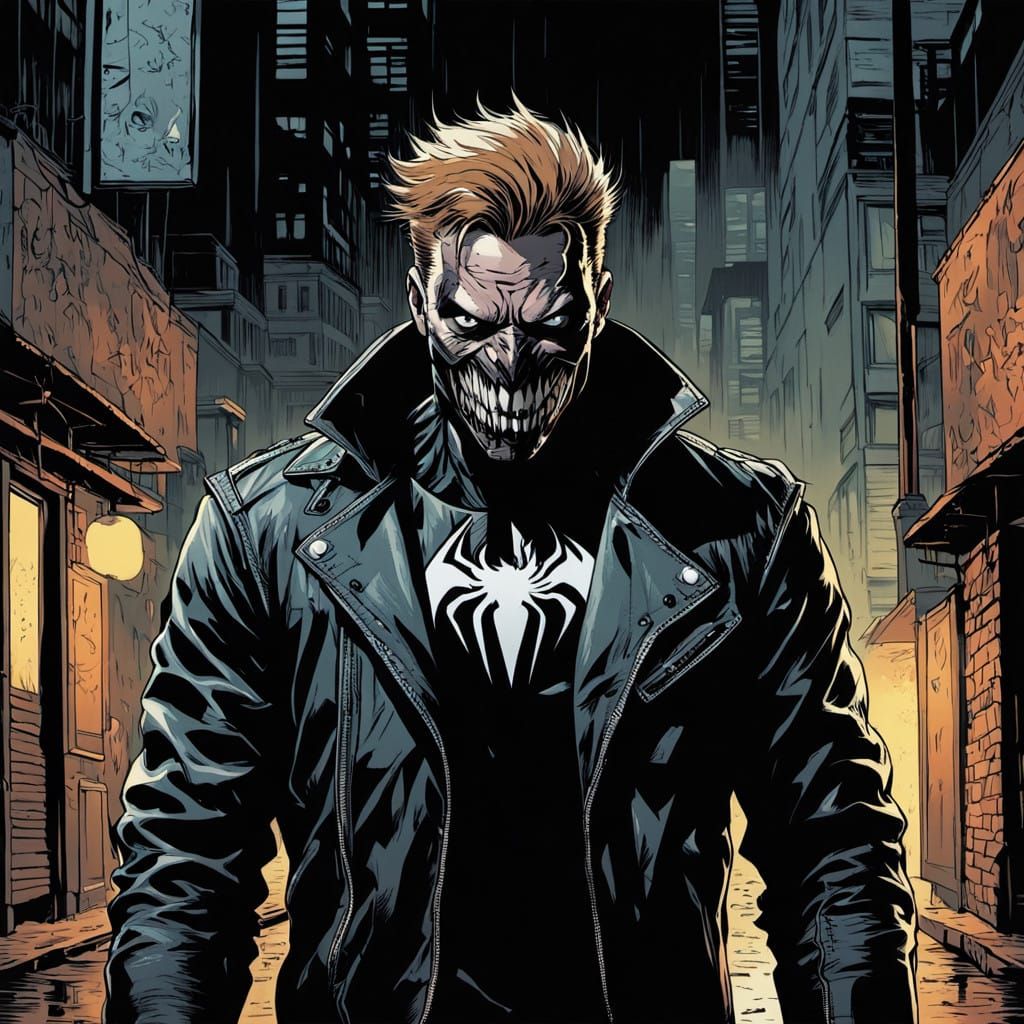 Gritty Journalist Bonds with Dark Alien Symbiote in a Noir-I...