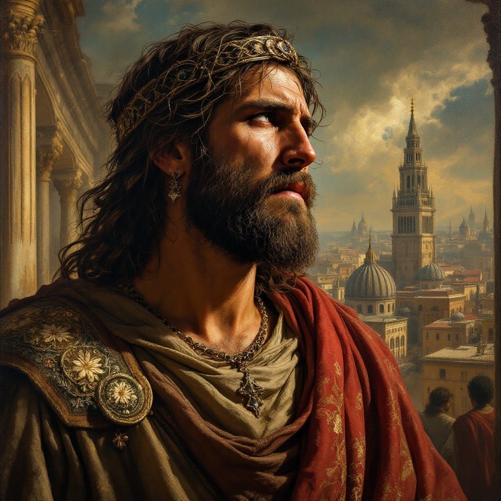 Pontius Pilate Portrait in Renaissance Style