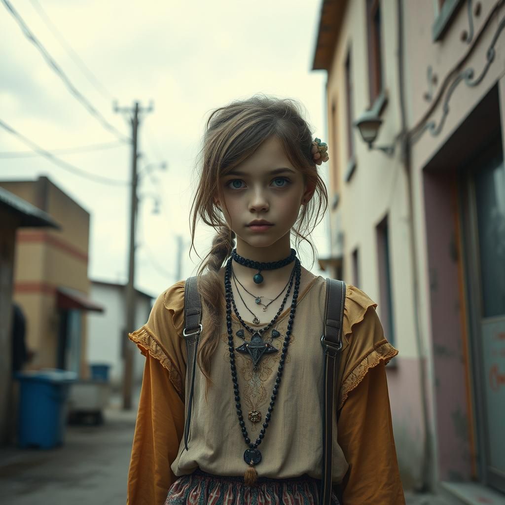 Ethereal Girl in a Mundane World: Digital Painting