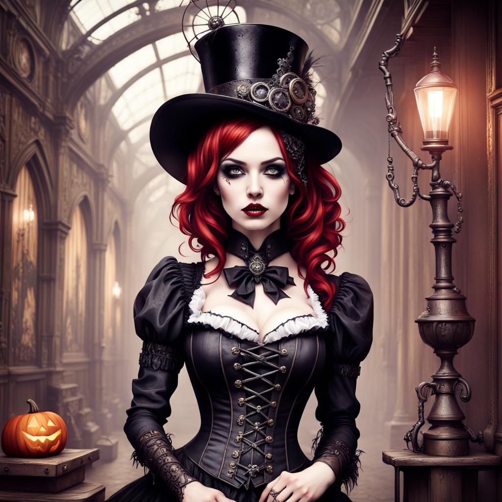 Gothic Steampunk Fantasy: Dark Beauty and Glamour