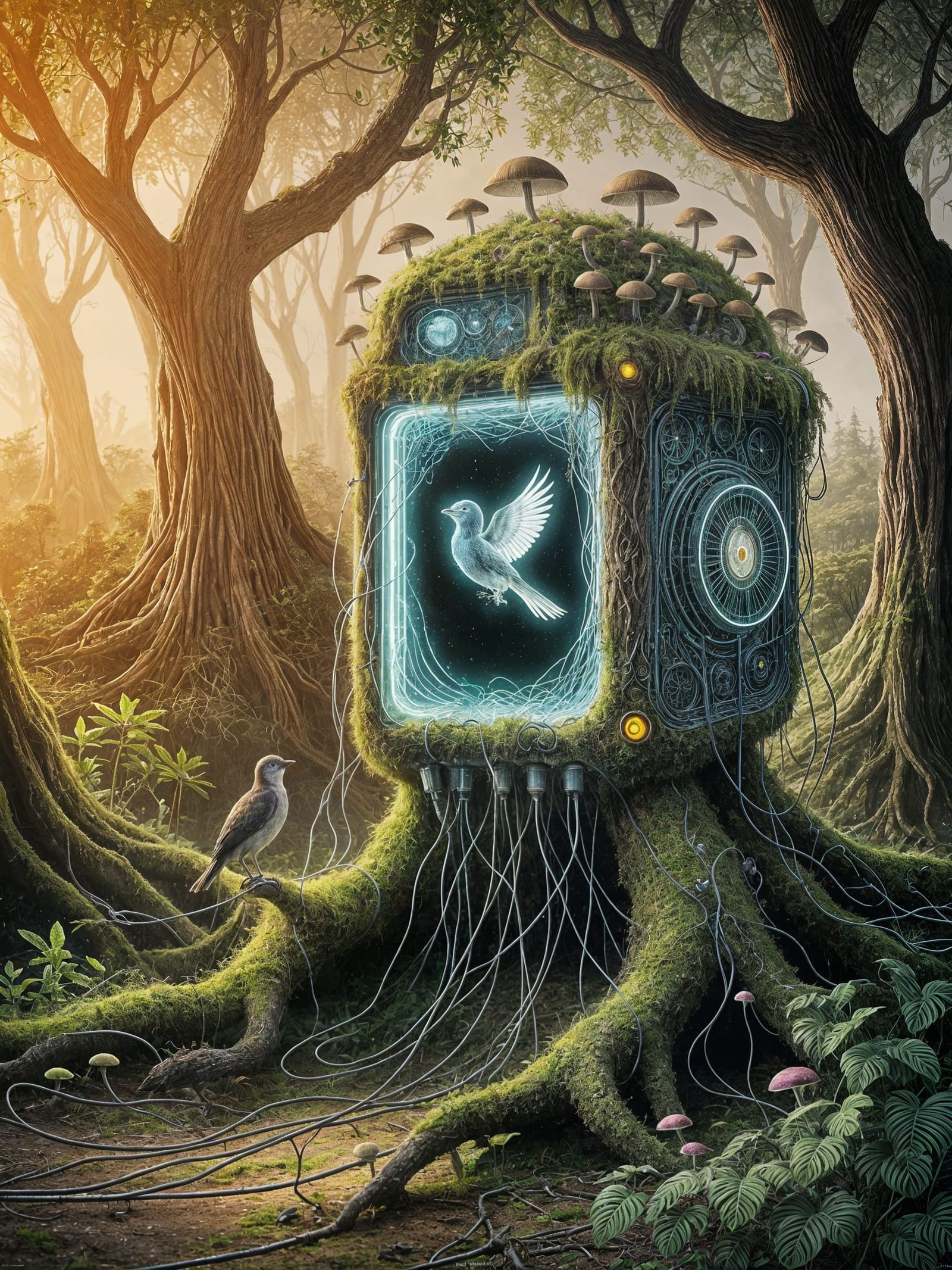 Ethereal Forest Device Reveals Holographic Wonder