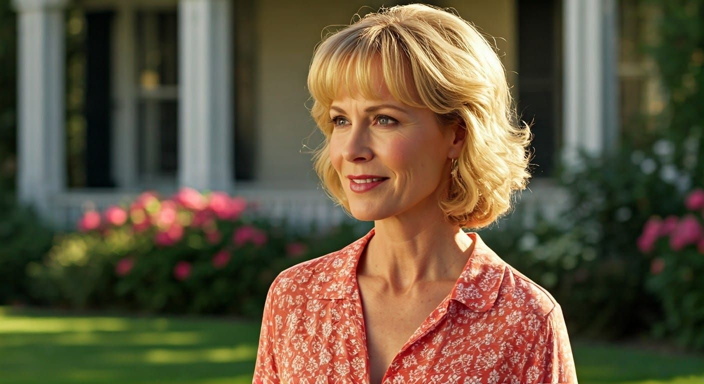 Spirited Mother in Vintage Summer Chic