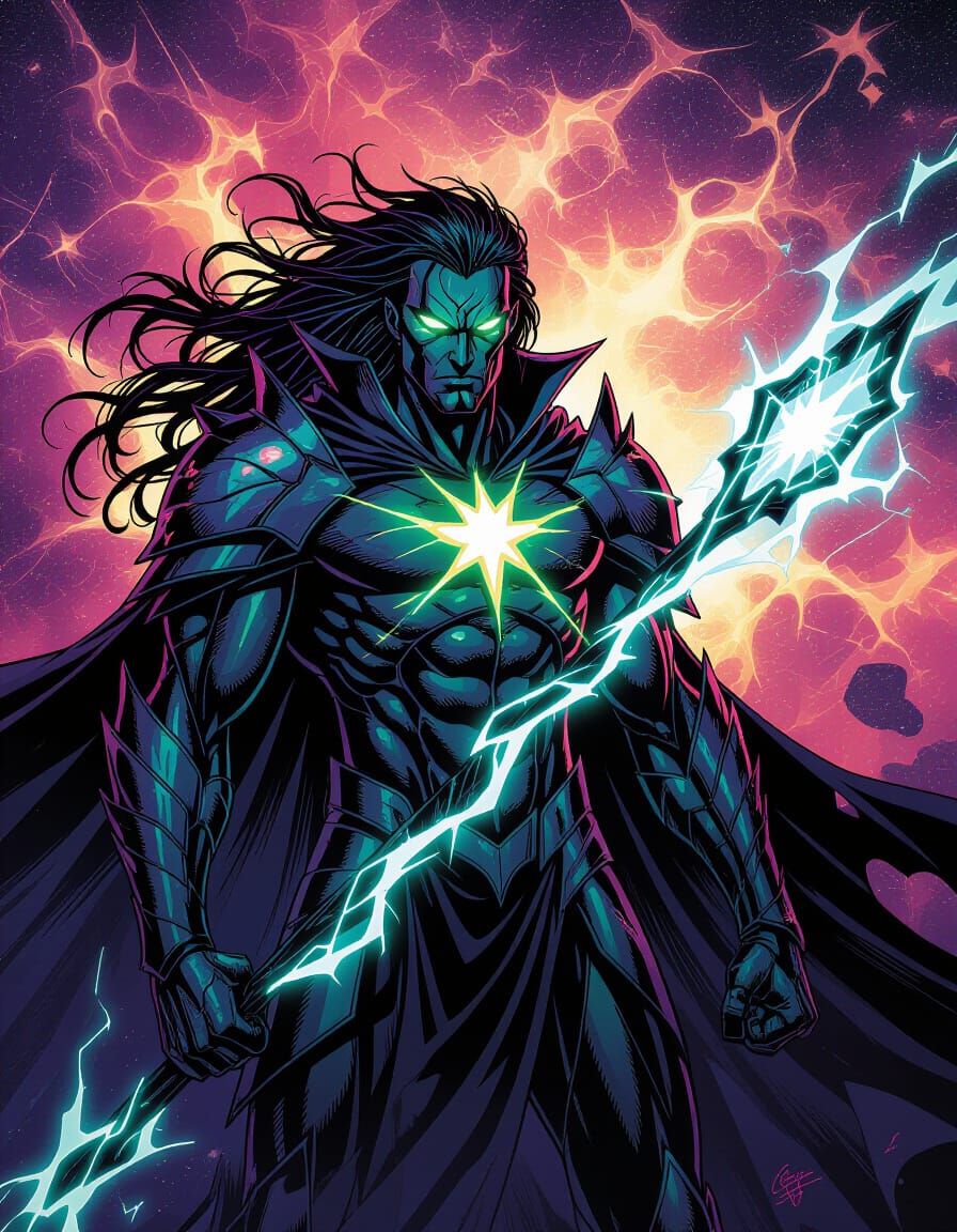 The Catalyst NovaShade Comic Art Illustration