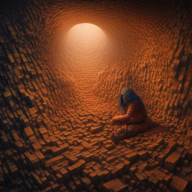 Forging a Path Through Time: Surrealist 8K Resolution