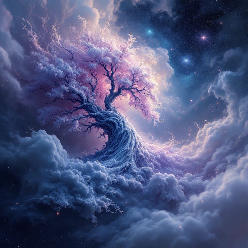 Ethereal Fractal Forest