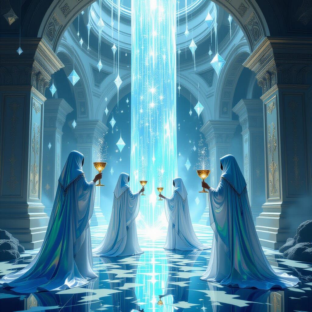 Surreal Alchemists in an Inverted Dreamscape