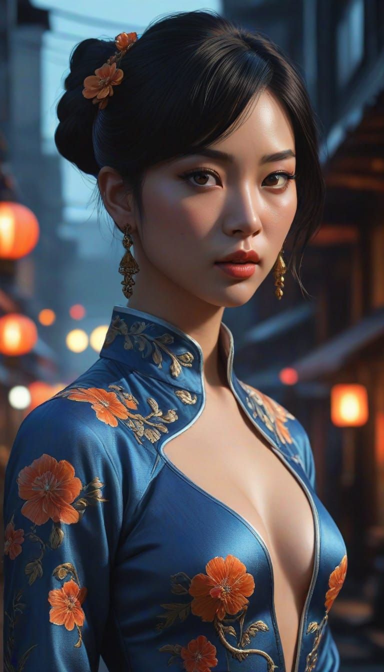 Ethereal Beauty in Cinematic Style