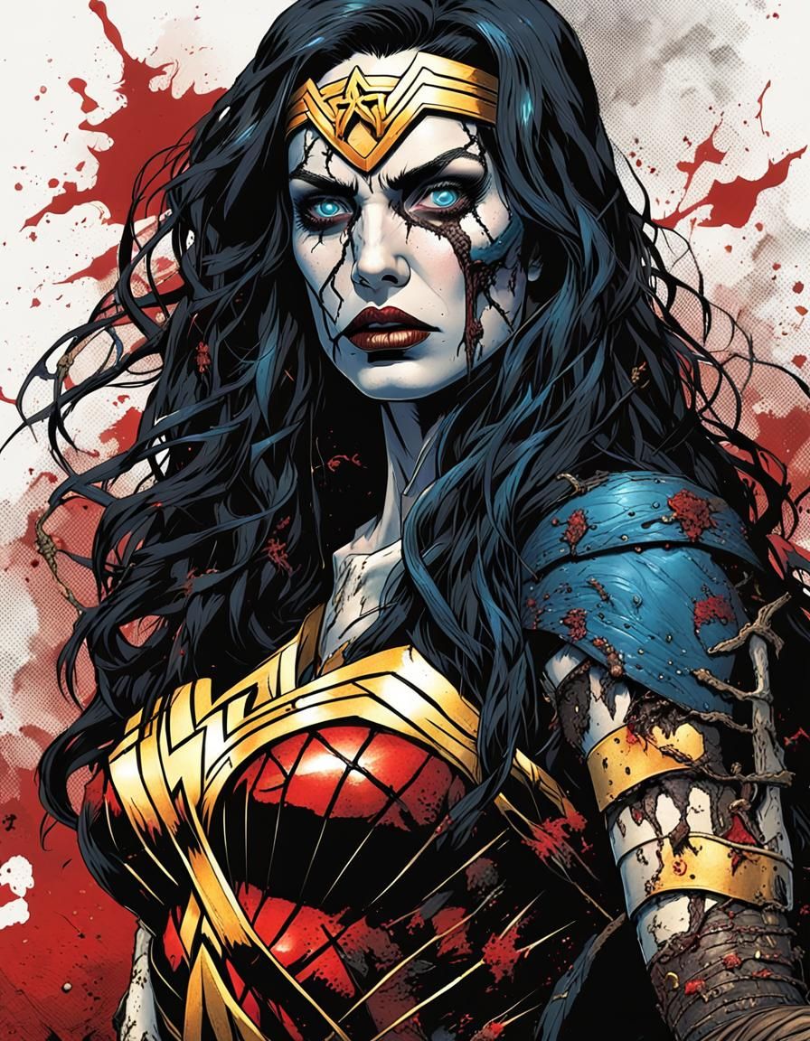 Wonder Woman - Zombie Style !