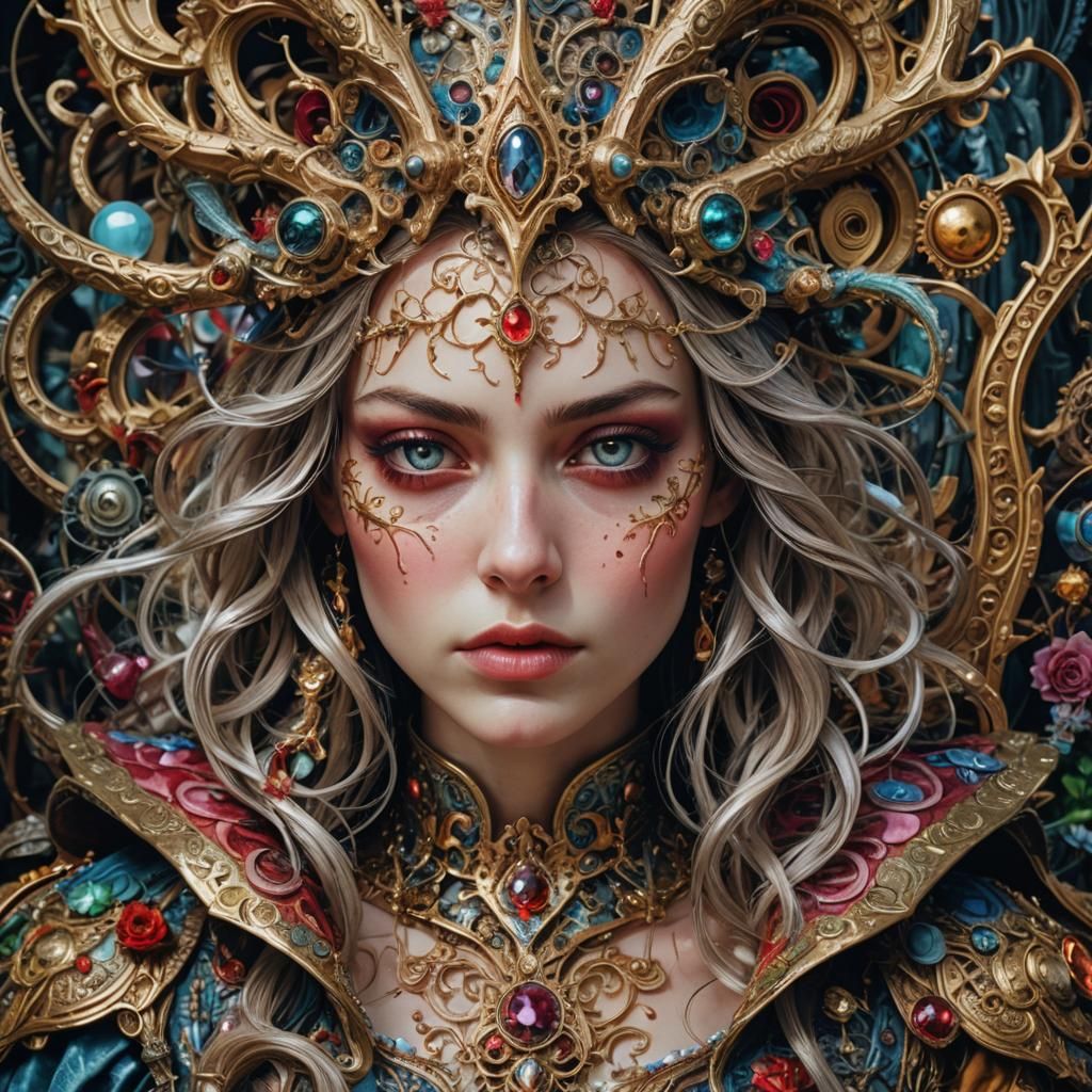 Fairytale RPG Character: Maximalist Digital Masterpiece