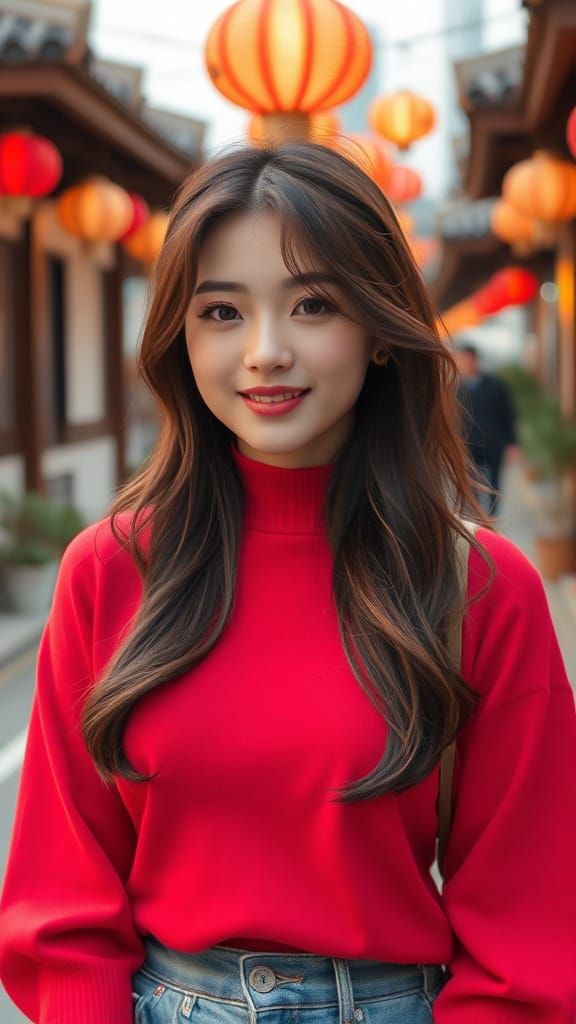 Stunning Korean Woman Portrait, Early 20s