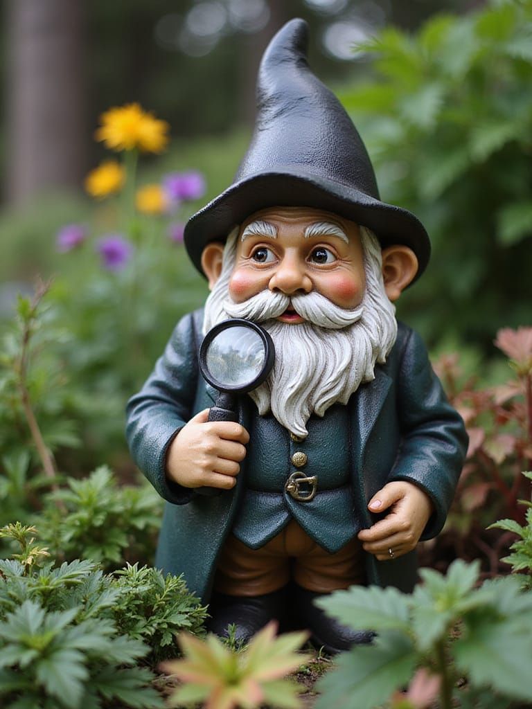 The Brilliant Detective Gnome in Action