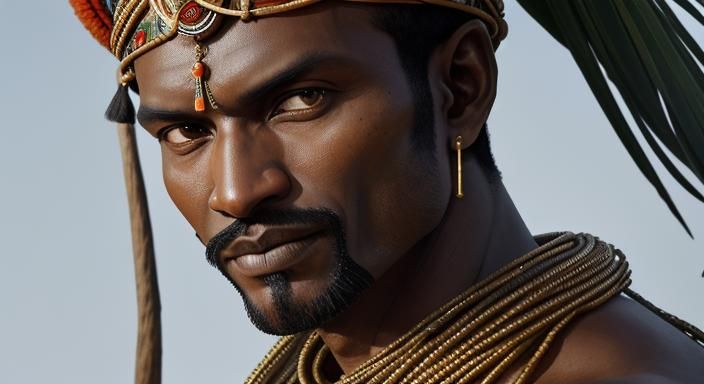 Zanji Warrior Portrait in Professional Studio Lighting