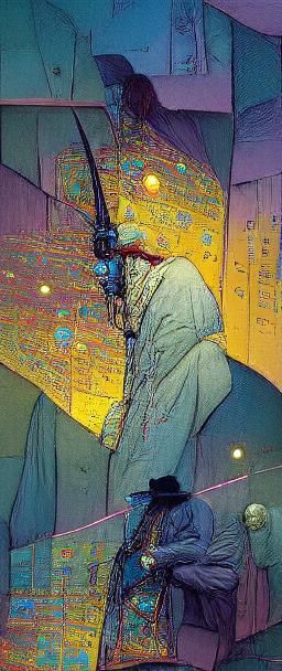 Cyberpunk Detective Art Inspired by Modern Masters