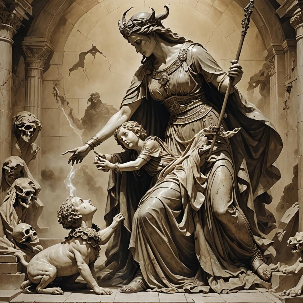 Authoritarian Mother Casts Son to Hades