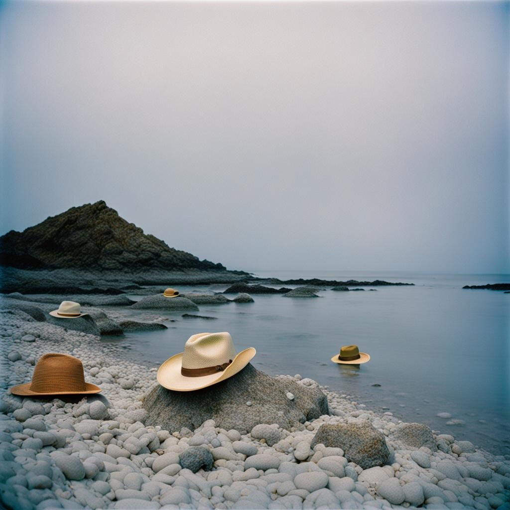 Hats in Seascape Thermal Scan, Prehistoric Style
