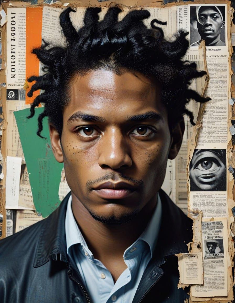 Surreal Cityscape with Moody Portrait