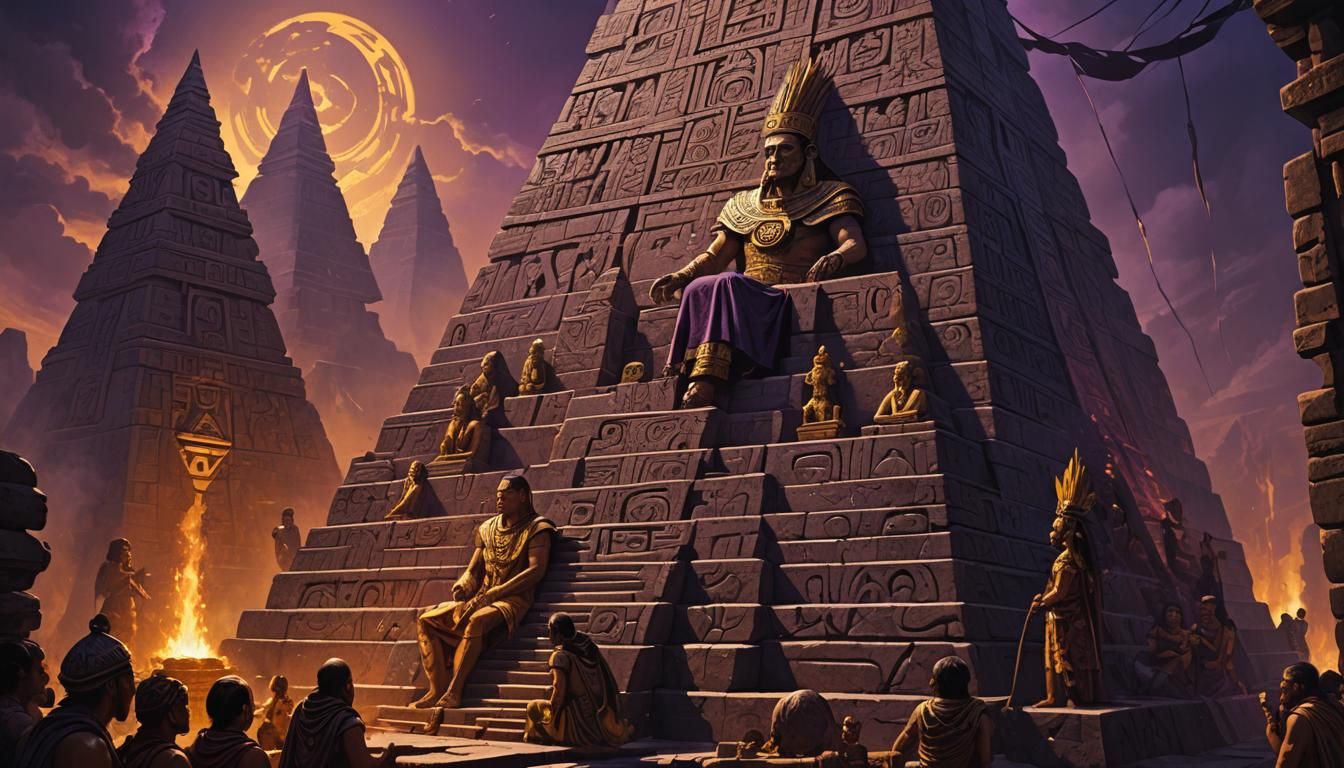 Dark Fantasy Aztec Ritual Sacrifice