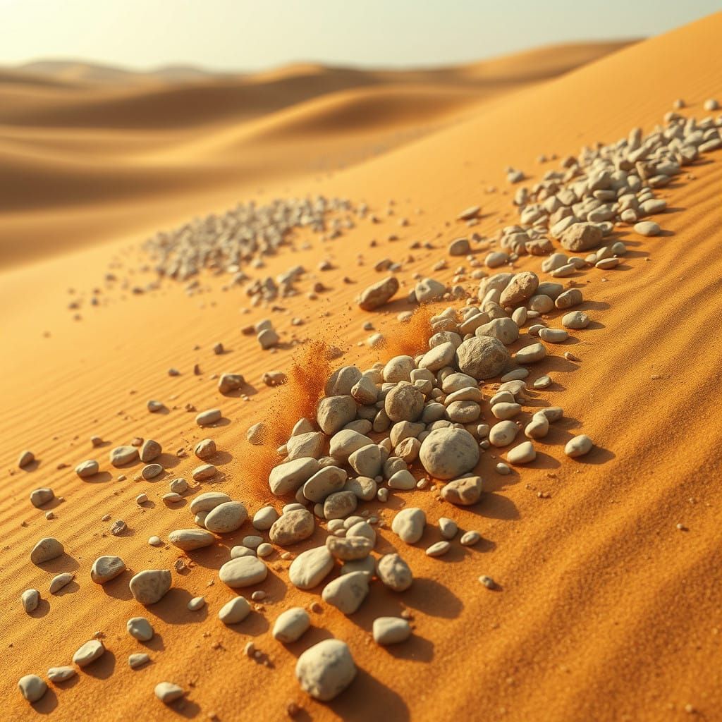 Golden Dunes in Cinematic Motion