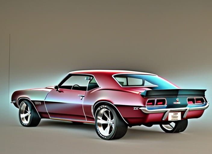 1969 Chevrolet Camaro ZL1 Photorealistic Image