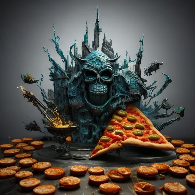 Delicious Pizza with Pepperoni and Melted Cheese