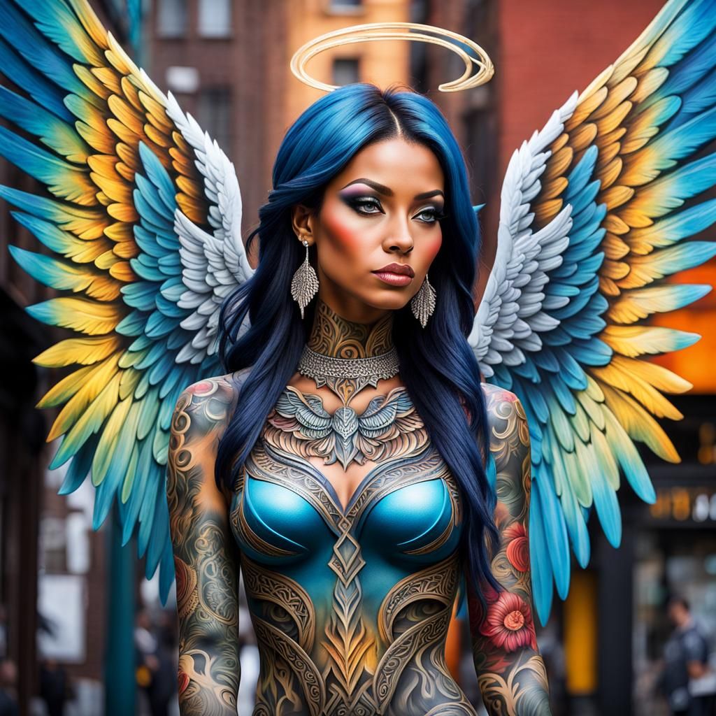 Angelic Tattoo Art in New York City