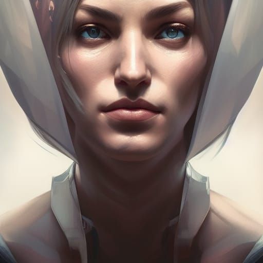 Vengeance Portrait in Hyperdetailed Style