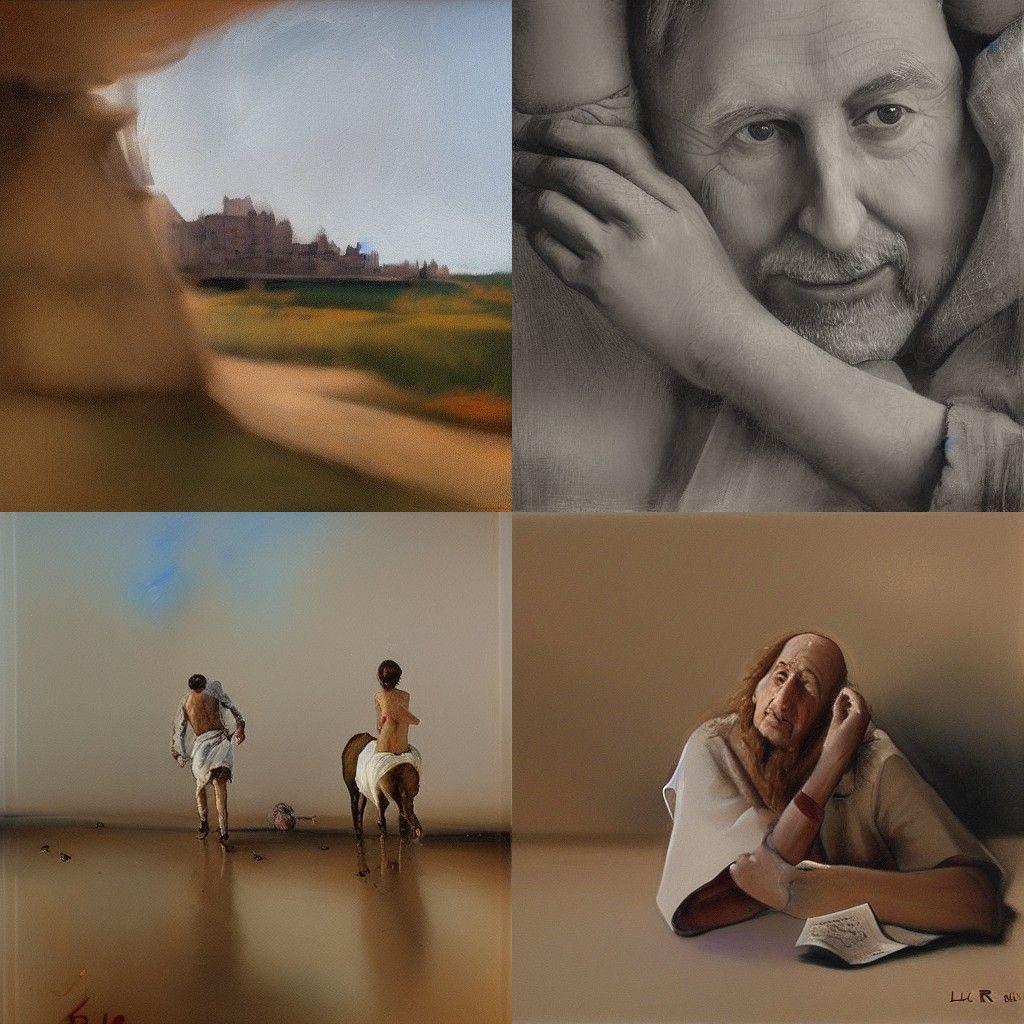 Portrait in the Style of Lluis Ribas