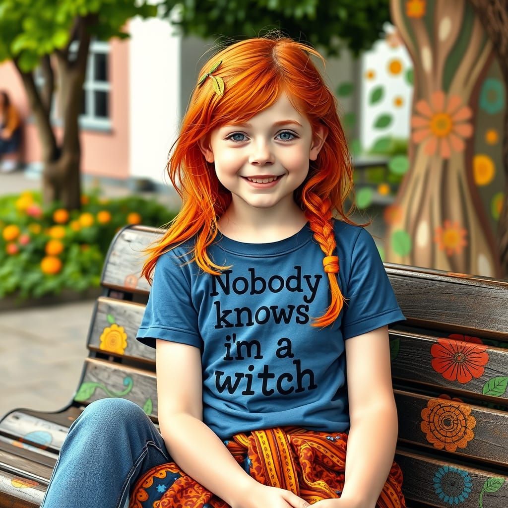 Girl Reveals Secret Identity as Witch in Colorful Style