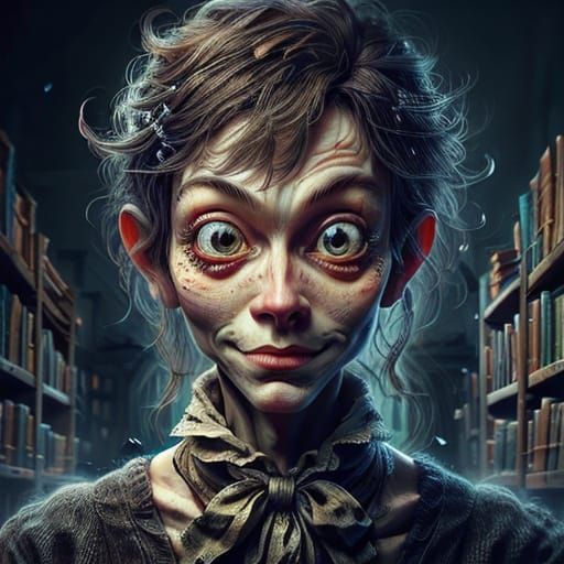 🦧 Librarian
ℹ️ Information
✴️ étoile
 Edward Soyka, 
Charles J. Lang, <lora:Lunatic SD15:1.0>