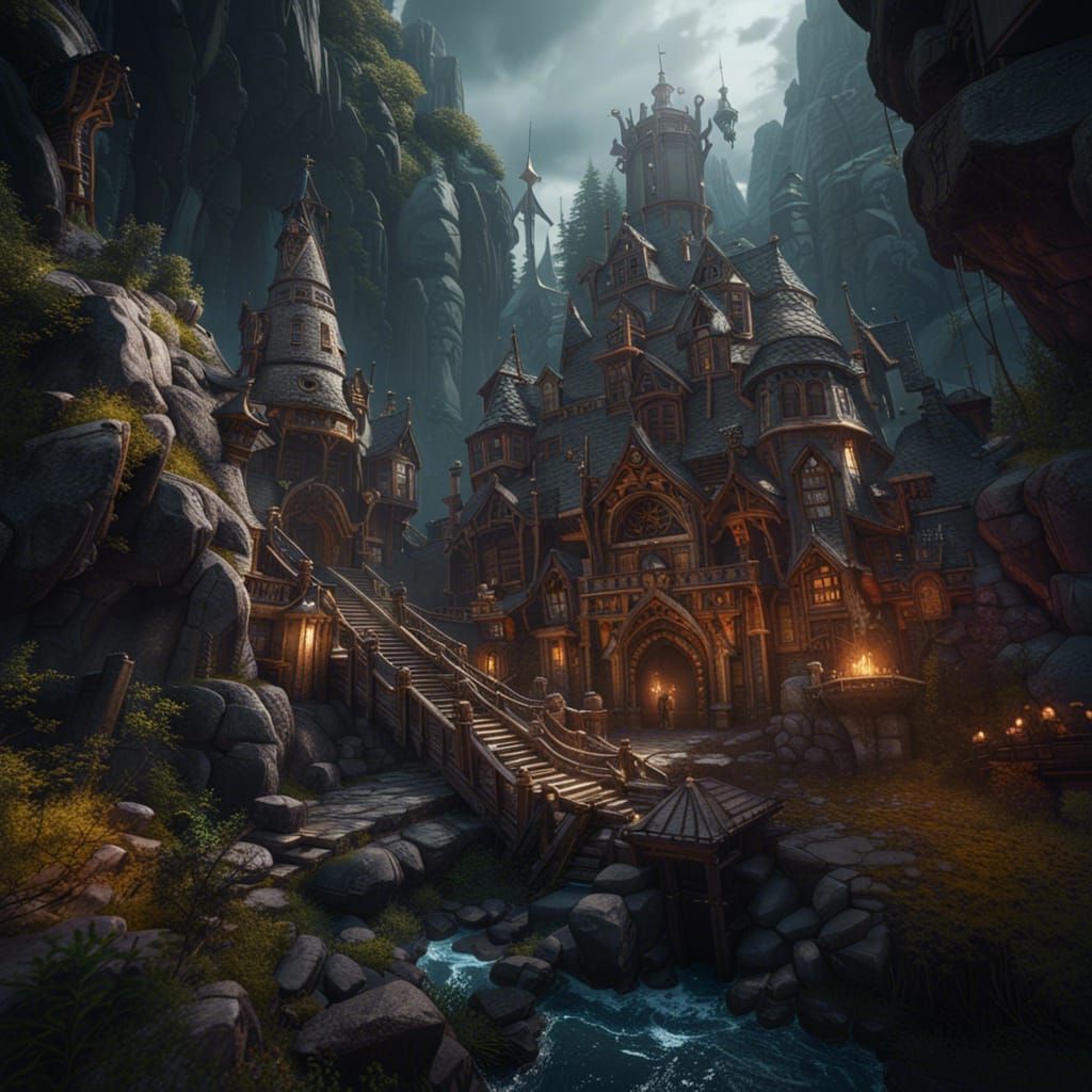 Bjorn Ironside: Detailed Matte Painting in Deep Color