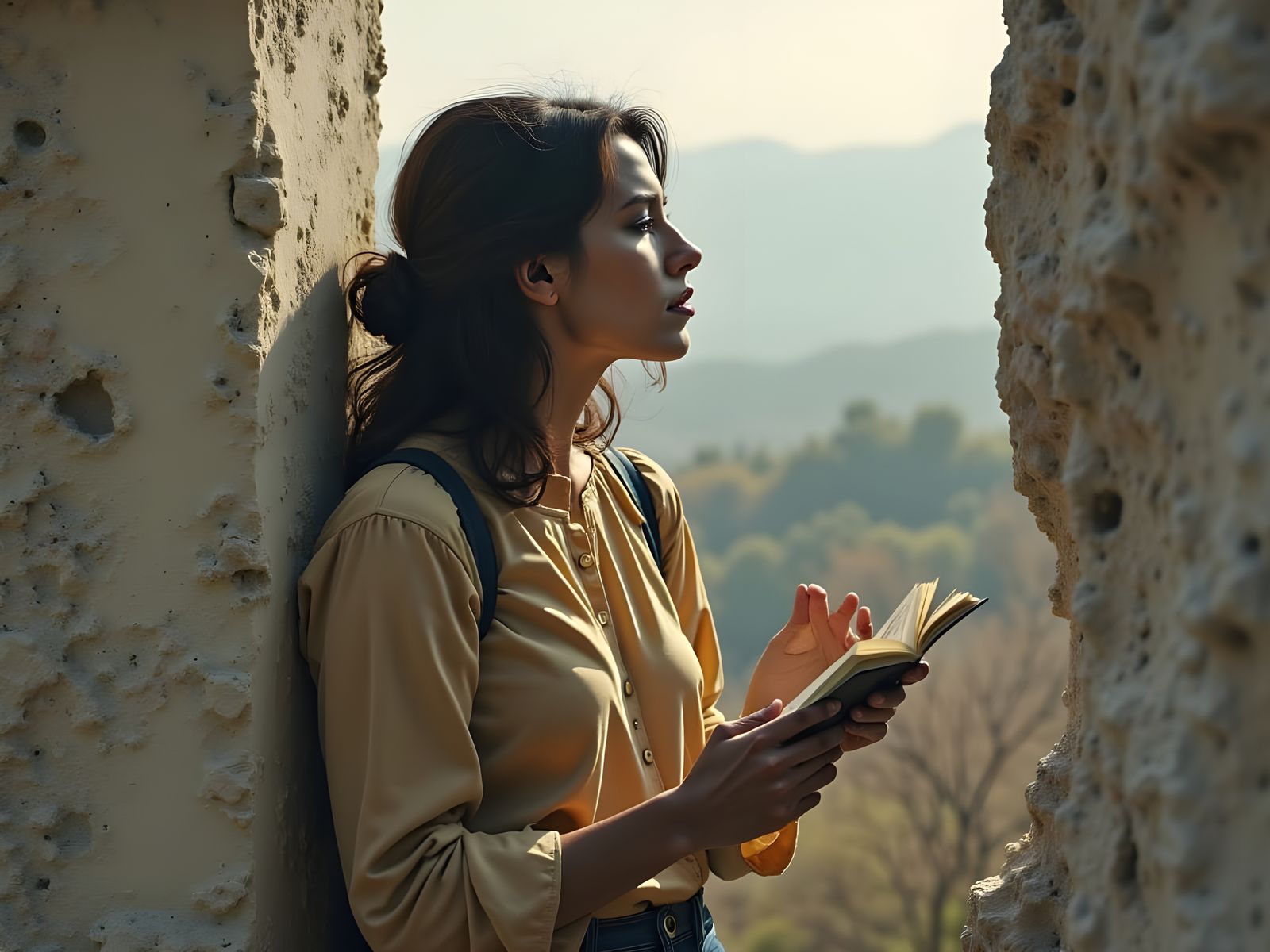 Biblical Verse Inspires Textured Collage Art